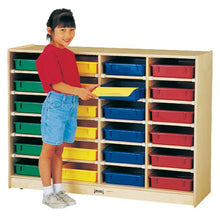 Jonti-Craft 24 Bins Mobile Storage with Yellow Bins