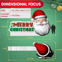 OZIS Giant Christmas Inflatable Santa Claus with LEDs Red