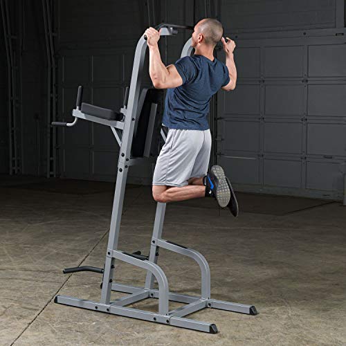 Body-Solid GVKR82 Vertical Knee Raise Machine Gray