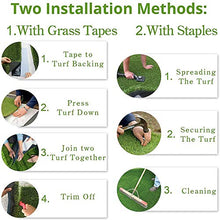 Moxie Direct Realistic Artificial Grass Turf for Indoor Outdoor Lawn, 13FT x 76FT