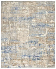 Calvin Klein Rush Blue/Beige 9' x 12' Modern Abstract Area Rug