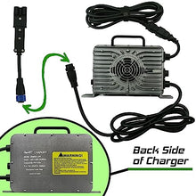 PowerStar 51V LiFePO4 Golf Cart Battery with Charger Black