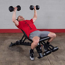 Body-Solid Pro Clubline Adjustable Bench for Abdominal and Core Training Black