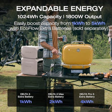 EF ECOFLOW Portable Power Station DELTA 3 Plus 1024Wh, 1800W, LFP Battery