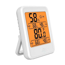 HBJWOV Indoor Hygrograph Backlight Hygrometer Digital Household Temperature Meter Weather Station(D)
