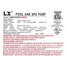 Key Lander BRACKETLESS (NO Base) Hot Tub Spa Pump, ONLY Replace OEM Models# 6500-343; 6500-347; 6500-355; 6500-359; 6500-092; 6500-094; 6500-095; 6500-096;48WUA2002C-II (NF)