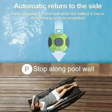 Automatic Robotic Pool Cleaner, 180 Mins Long Runtime & Auto Parking, Ideal for In-Ground Flat Pools Up to 100 M2