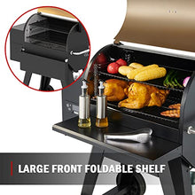 Monument Grills 86030 Wood Pellet Grill and Smoker for Outdoor Cooking, with chimney, Bronze