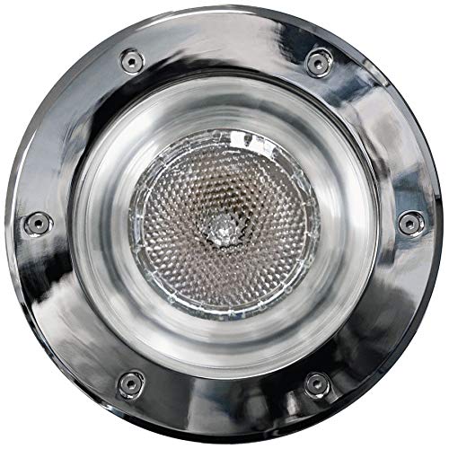 Dabmar Lighting DW1300 SS Well Light No Grill, 100W Hps 120V, Stainless Steel Finish
