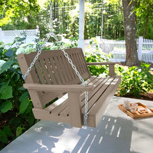 Highwood Lehigh Porch Swing, 5 Feet, Woodland Brown