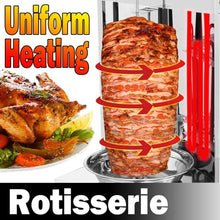 TREEYX Electric Grill Machine 3000W Vertical Kebab Grill 50-300℃ Vertical Rotisserie Oven Electric Grill Countertop Gyro Grill Machine