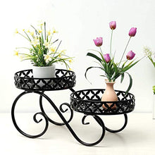 OJKJGYTF Simple Flower Stand Balcony Iron Flower Rack for Outdoor and Indoor Metal Holder Garden Patio Shelves for Plant Flower Pot Rack