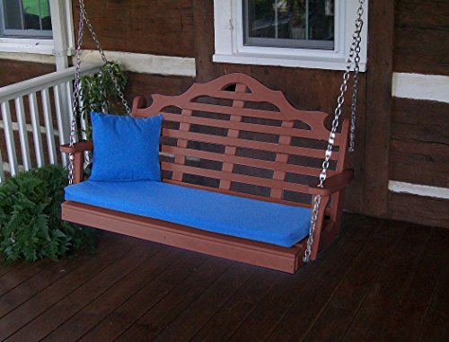 A & L Furniture Poly Marlboro Swing, Cherrywood