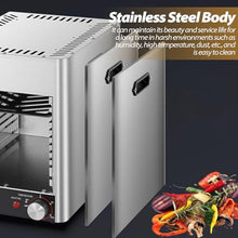 Electric Steak Grill, 10-Layer Steak Grill, Automatic Steak Smoker Grill Oven with Timer, 200-800℃ Adjustable Temperature, Suitable for Steak, Pizza, Grilled Fish