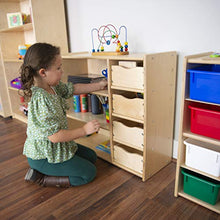 Contender Kids Wooden Bookshelf with Drawers 3-Shelf Organizer