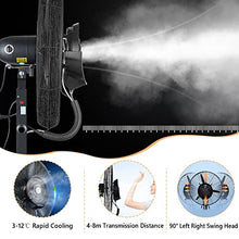 CUTPOIY Portable Misting Fan with Adjustable Height, 90° Oscillating Pedestal Fan, 42L Water Tank for Camping Patio, Outdoor Cooling, 81cm/31.9in
