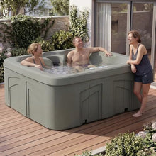 Lifesmart 4-Person Plug & Play 13-Jet Hot Tub Spa, Thermal Cover and Steps