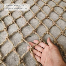 Natural Jute Bird Net,Pet Climbing Netting for Budgies Parrot Conure Parakeets Blue & Gold Macaw,Parakeet Cage Toy Accessories Nets for Cockatoo Habitat,Chew T(Size:4M×9M(13.1FT×29.5FT),Color:Jute)