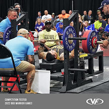 Valor Fitness Competition Bench Press Rack with Safety Spotter Bars Black