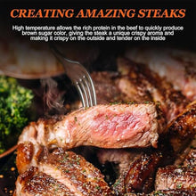 Electric Broiler, Electric Steak Broiler, 1472°f Stainless Steel Steak Cooker Time Temperature Adjustable, Electric Grill for Beef Chicken Vegetables,A