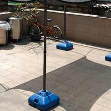 QHZYMX Canopy Support Poles L 230 300 400 500 Cm Shade Sail Poles, 2-Pack Heavy-Duty Ground-Mounted Sun Poles for Courtyards/Backyards/Deck, Retractable Support Rod with Base(66lbs/30kg,400cm/13.1')