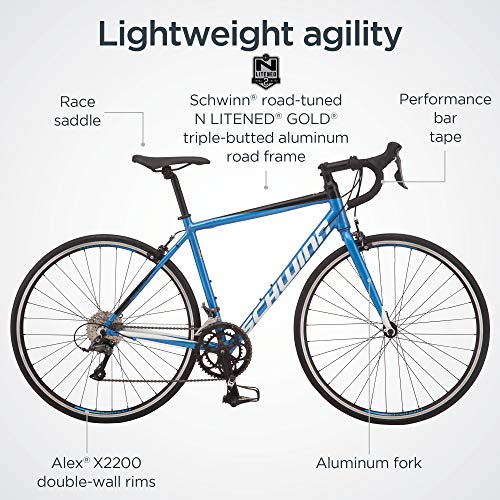 Schwinn Fastback AL Claris Performance Road Bike Blue