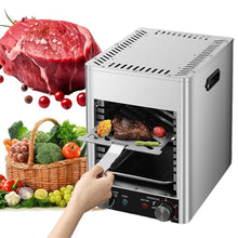VNATWGOO 1700W 3400W Electric Steak Broiler, Electric Steak Machine, 800℃ Commercial Steak Grill, Adjustable Time Temperature,NPJ-003-110V
