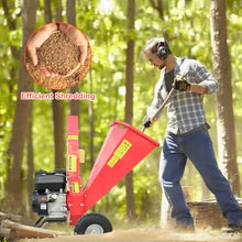 KARHDIR Wood Chipper Shredder Mulcher 7 Hp 212cc Gas Powered Heavy Duty All Steel Construction, 15: 1 Reduction Ratio 2 in 1 Multi-Function Ideal for Branches Twigs