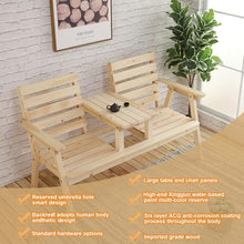HYUIO Outdoor Garden Bench Heavy Duty Terrace Comfortable Bench Patio Seating Park Seat Chair Load-Bearing Capacity for Patio Park Commercial Use(Carbonized Brown)