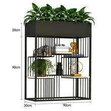 Flower Stand,Multifunctional Storage Shelf Display Rack Storage Shelf,Multi-Layer Flower Pot Stand Balcony Floor,for Indoor Balcony Study Living Room (Size : 12030110cm) ()