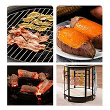 UILMLIO Outdoor Indoor Grill Table - Large Barbecue Rack with Charcoal Stove, Fire Basin & Heating - Perfect for Carbon Fire Cooking & Tea Preparation S (Large)