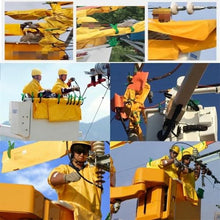 Large Outdoor Insulation Blanket, High Voltage Electrical Insulating Blanket with Clamps, for Substation Field Generator Room