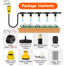 Heavy Duty Outdoor Misting System with Brass Nozzles