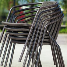 RFBXZPTADNU Weatherproof & UV-Resistant Rattan Chairs, Outdoor Conversation Bistro Set for Yard, Balcony, Garden(B,60CM)