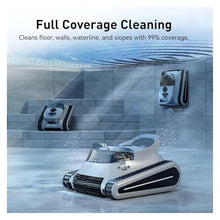 Cordless Robotic Cleaner, for Inground Pools Up to 2000 Sq.ft, All and Waterline Cleaning Vacuum (Purple Black)