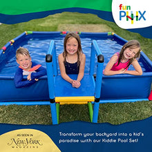 Funphix Buildable Plastic Kiddie Pool for Kids Ages 8-12
