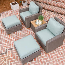 Royal Teak Collection SBCC-Navy Sanibel Outdoor Club Chair with Navy Seat