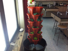 Vertical Gardening Planters - Use Mr Stacky Pots With ANY Grow Medium (Soil, Hydroton, Vermiculte, Perlite, Coco Fiber) - Great for Hydroponics and Aquaponics Too - Build Your Own Stacking Container