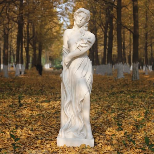 GENUINQ 51" H Large Garden Nymph Statue Sculpture Outdoor Decor