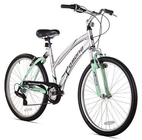 KENT Pomona Dual Suspension Comfort Bike 26inch Mint Green/Silver