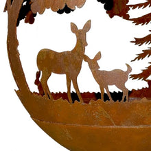 Esschert Design FF1011 Wildlife Fire Sphere, Rust Metal Finish - Large