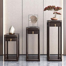 M3b6G8p1 bonsai pot stand Chinese Floor Bonsai Stand with Drawer(Large)