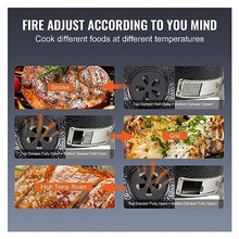 18/24inch Portable Charcoal Grill Propane Gas Grills With Cover And Cart Clay& Stainless Steel BBQ Grillfor Camping Picnic(18inch)