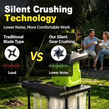 Electric Garden Chipper Shredder 2800W Gear Crusher