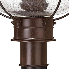 Hinkley Rustic Four Light Post Top/Pier Mount Cape Cod Collection Sienna Bronze