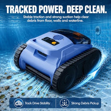 Robotic Pool Cleaner, Automatic Pool Vacuum with Wall Climbing, 190-Min Runtime, Cleans Floor, Walls, Waterline, Drain, Skimmer for Inground and Above Ground Pools Up to 2150 sq ft
