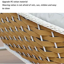 uhyOHF Garden Porch Swing Outdoor Swing Chair Solar cast Aluminum Hanging Chair Rocking Chair Swing Bed Suitable for Garden Poolside (