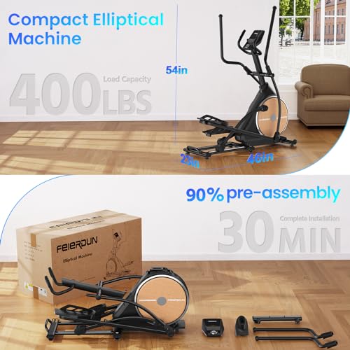 FEIERDUN Elliptical Machine Cross Trainer Black
