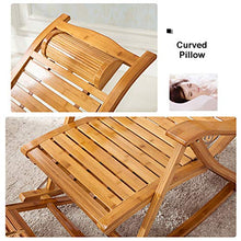 ELUKHT Comfortable Folding Rocking Chair with Cushion - Ergonomic Bamboo Deck Chair for Relaxing in Living Room Patio & Outdoor Spaces - Stylish & Design