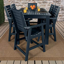 Highwood Weatherly 7pc Rectangular Counter Height Dining Set 72" x 42" Federal Blue